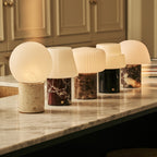 Maes Nero Marquina Marble Rechargeable Table Lamp