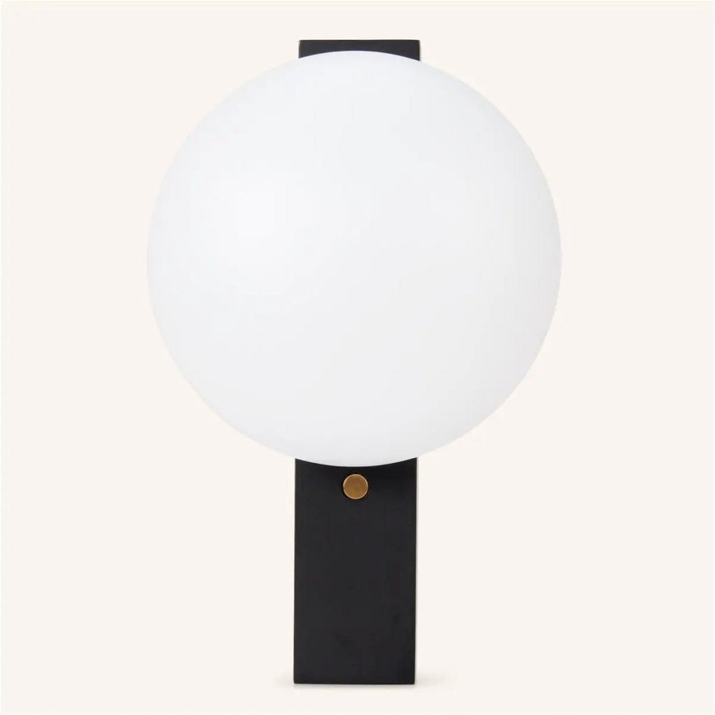 Matthew Black Wood Cordless Wall Lamp