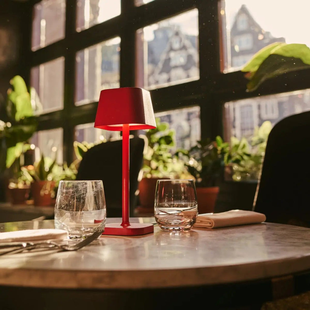 Remi cordless lamp IP54 rated outdoor terrace use