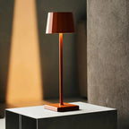 Wouter metal lamp on outdoor covered terrace