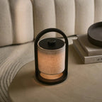 River rechargeable lamp touch-dim close-up