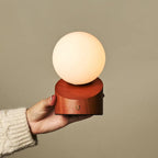 Morris table lamp on dining surface ambient light mode