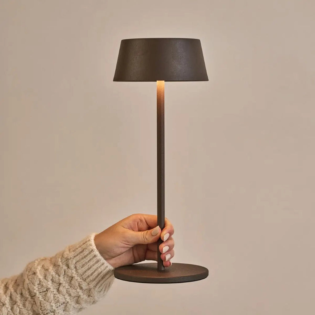Hugo metal lamp on outdoor terrace IP54 rated