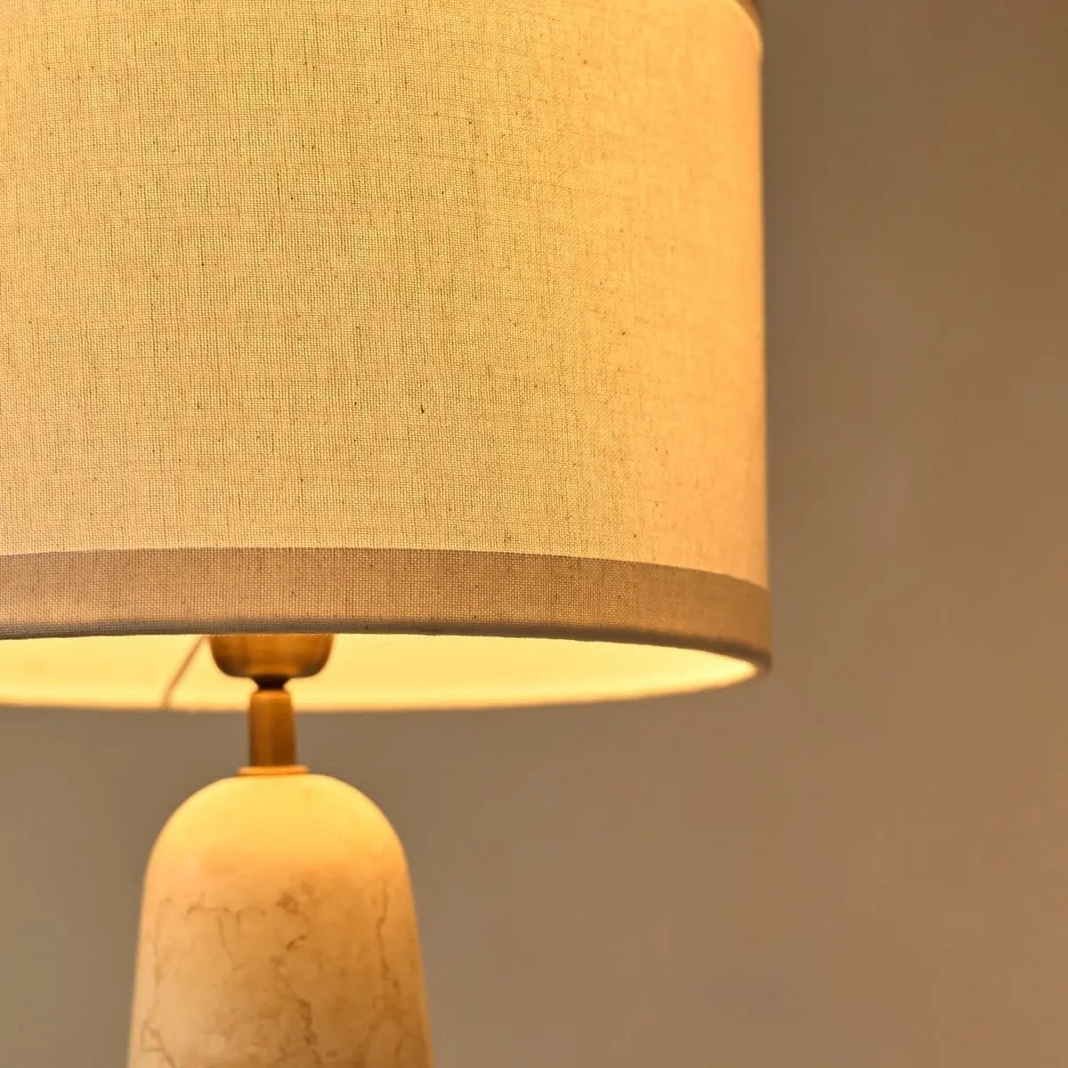 Charlotte marble lamp in elegant dining room setting