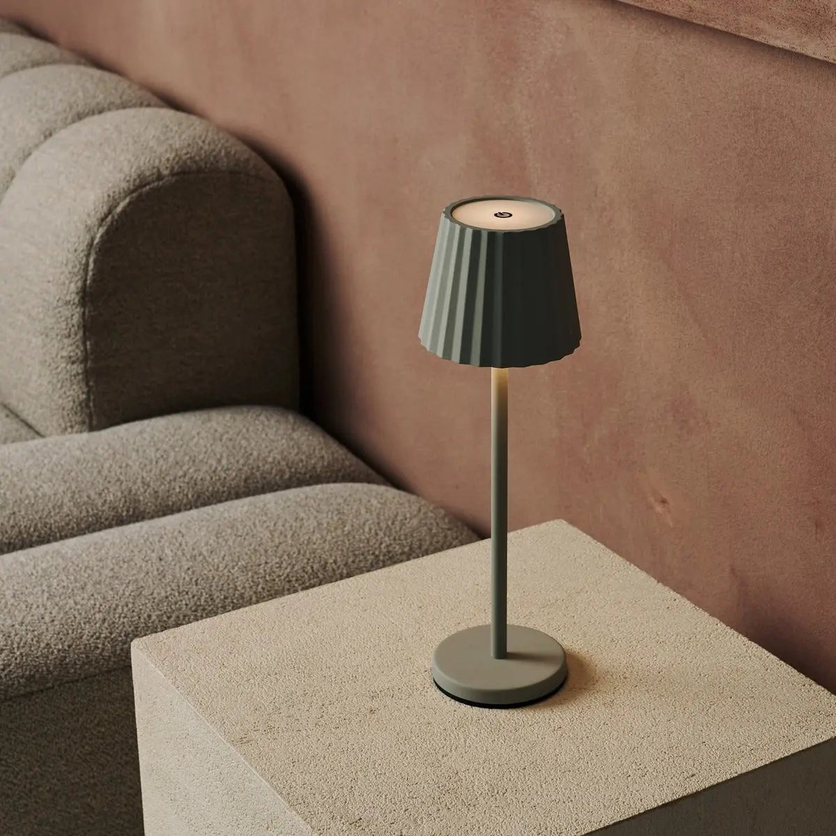Maya lamp detail of matte shadow grey metal texture