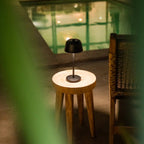 Anton matte black lamp in Scandinavian minimalist interior