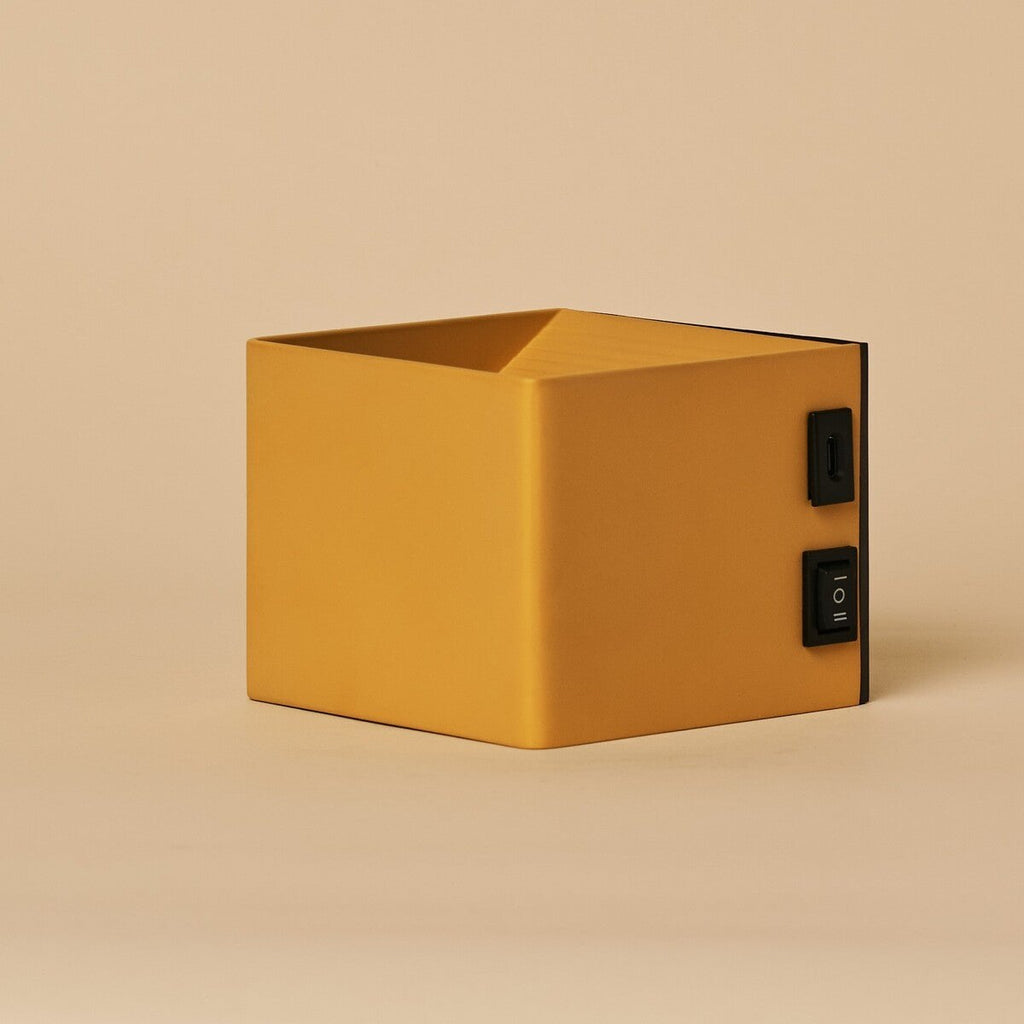 Tess Ocher Yellow Metal Cordless Wall Lamp