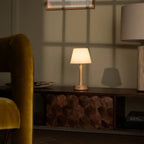 Zoe lamp IP44 rated covered outdoor setting