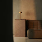 Hugo Amber Yellow Metal Rechargeable Touch Table Lamp