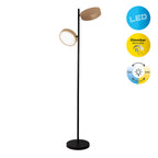 Tessa Almond LED Dual-Head Floor Lamp