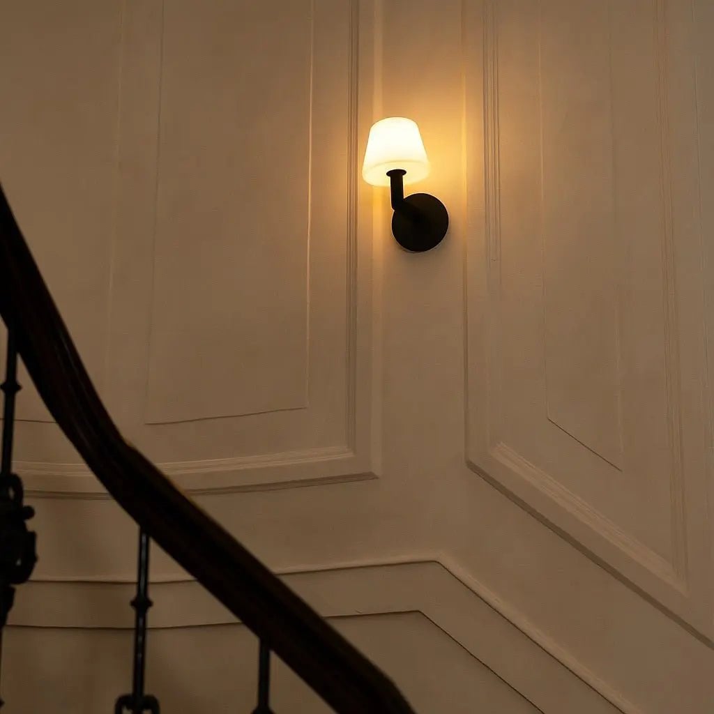 Ted wall lamp detail of mounting hardware included
