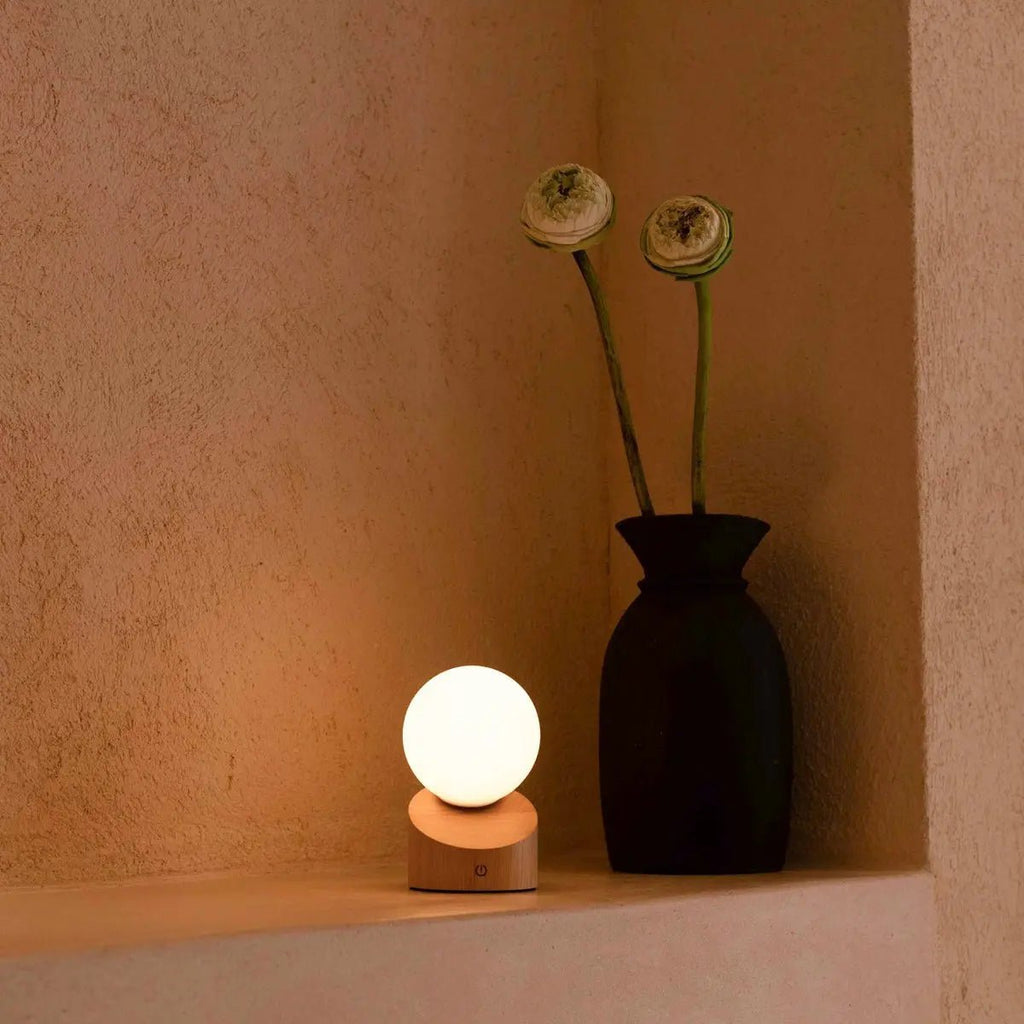Morris rechargeable lamp candlelight mode warm low light