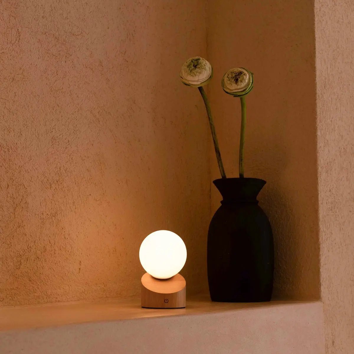 Morris rechargeable lamp candlelight mode warm low light