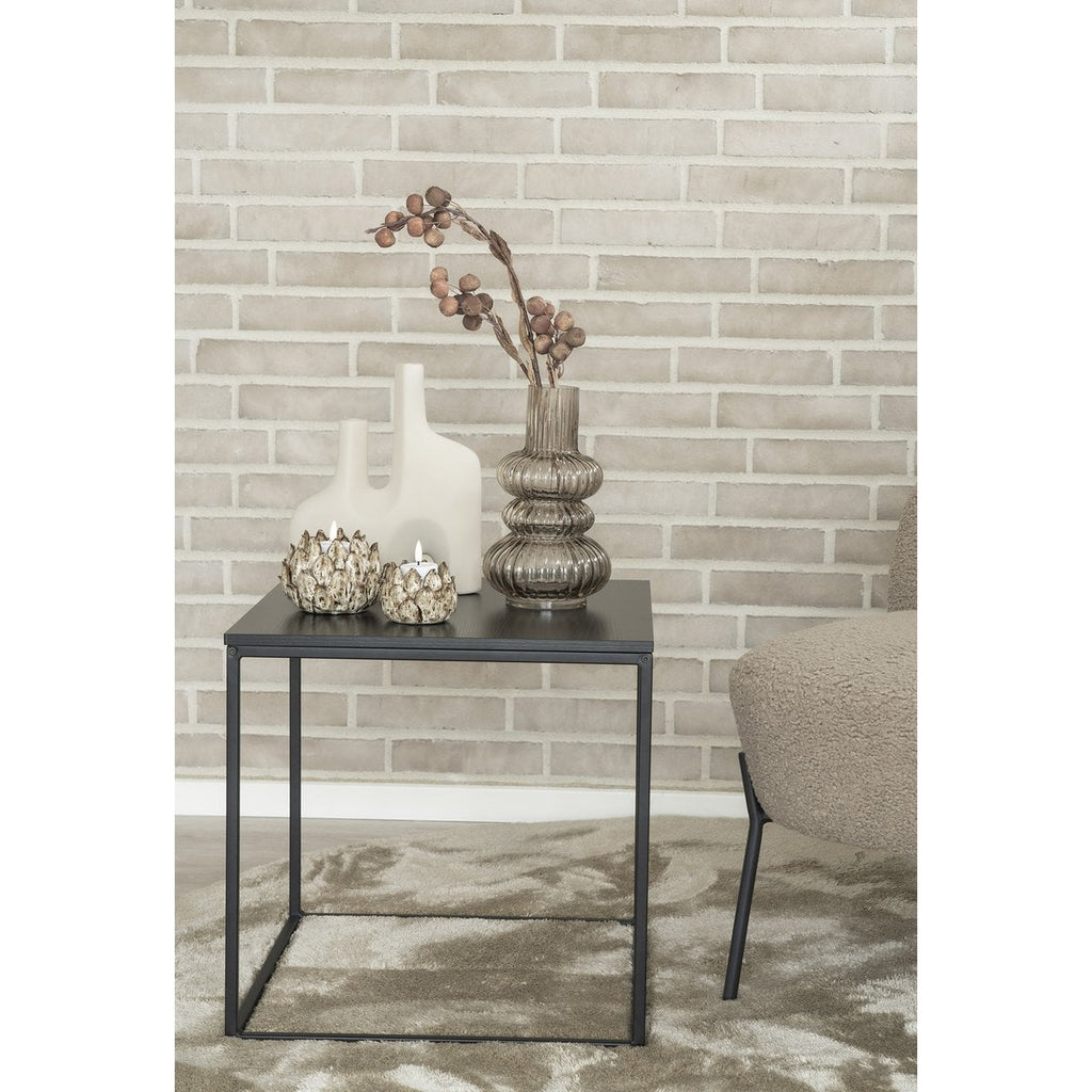 Aeris sand ceramic dual-opening sculptural vase