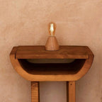 Zavi rechargeable lamp touch-dim close-up