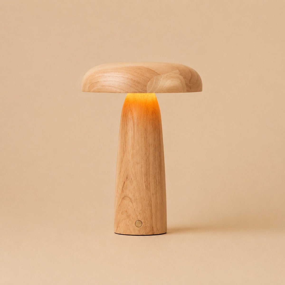 Lennart Light Brown Wood Cordless Table Lamp