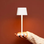 Ava white lamp in Scandinavian minimalist interior