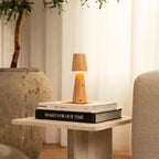 Lucas rechargeable minimalist lamp warm ambient glow