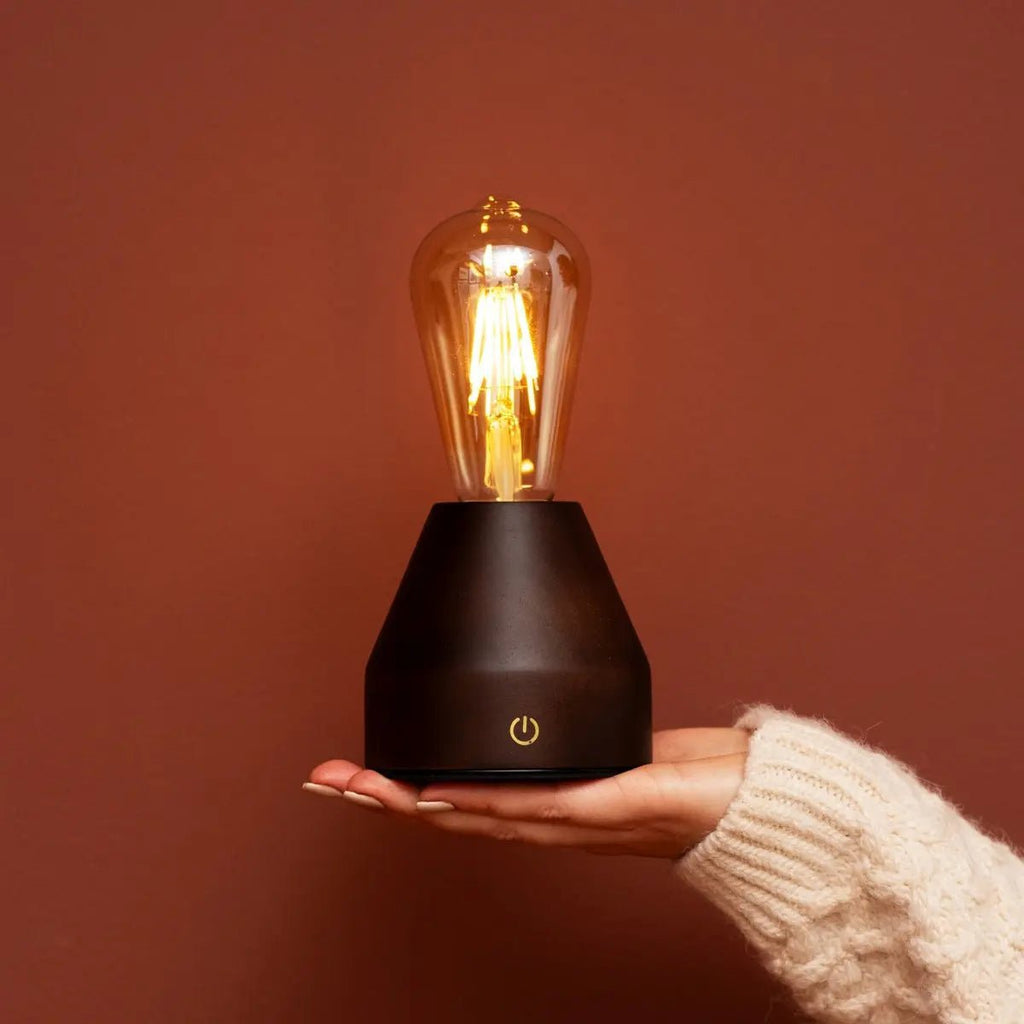 Zavi cordless lamp overhead view