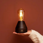 Zavi cordless lamp overhead view