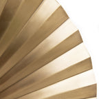 Tsijn Brass Pleated Iron Wall Lamp