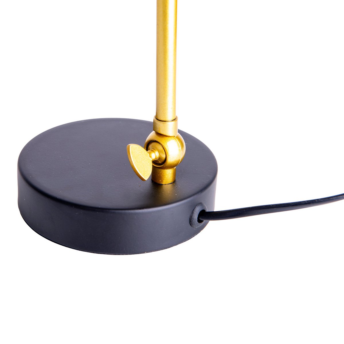 Triton Black & Brass Table Lamp