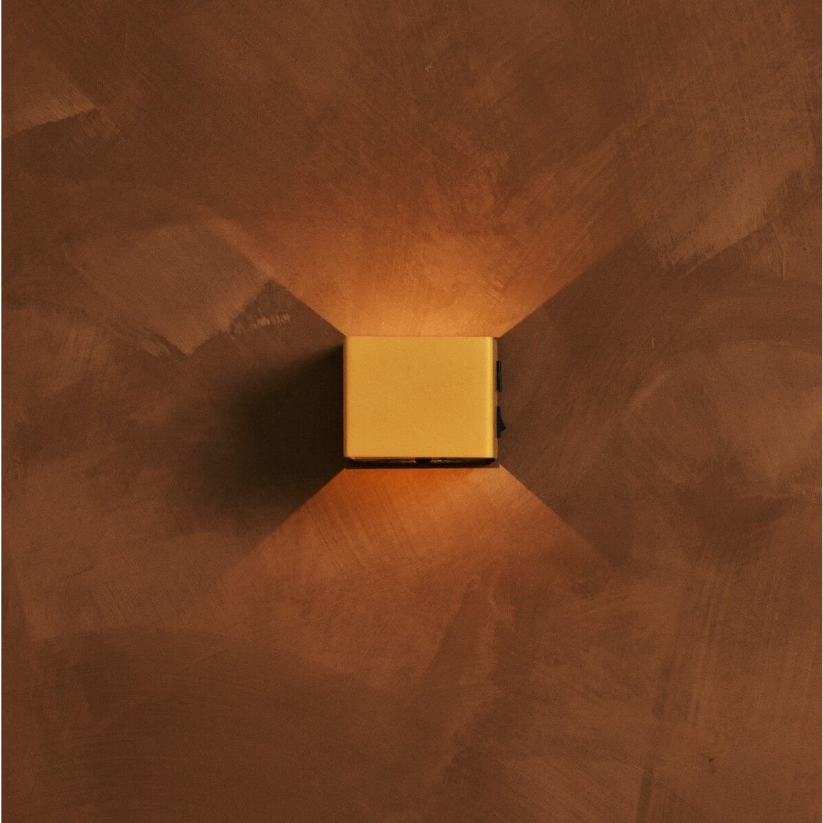 Tess Ocher Yellow Metal Cordless Wall Lamp