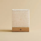 Zano linen lamp USB-C charging detail