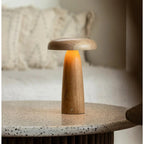 Lennart Light Brown Wood Cordless Table Lamp