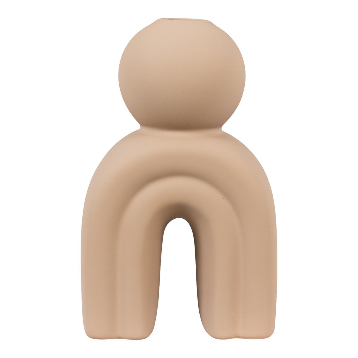 Bello candle holder styled on tabletop with taper candle