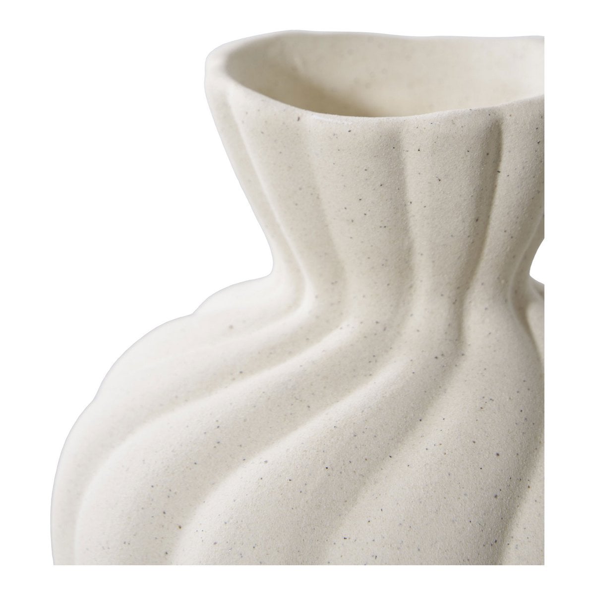 Evara ceramic vases as standalone sculptural pair on windowsill