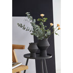 Cuzco Black Speckled Ceramic Sculptural Vase