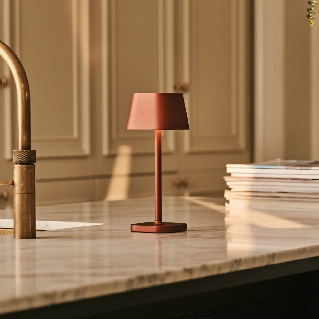 Ava Bronze Metal Rechargeable Touch Table Lamp