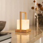 Noah cordless lamp USB-C charging detail