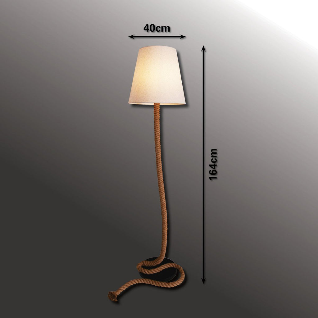 Touw Natural Jute Rope Floor Lamp
