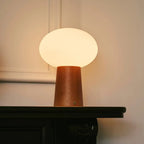 Max rechargeable lamp in Scandinavian interior styling