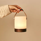 Avery cordless lamp styled in contemporary interior