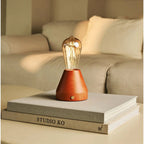 Zavi rechargeable lamp touch-dim close-up