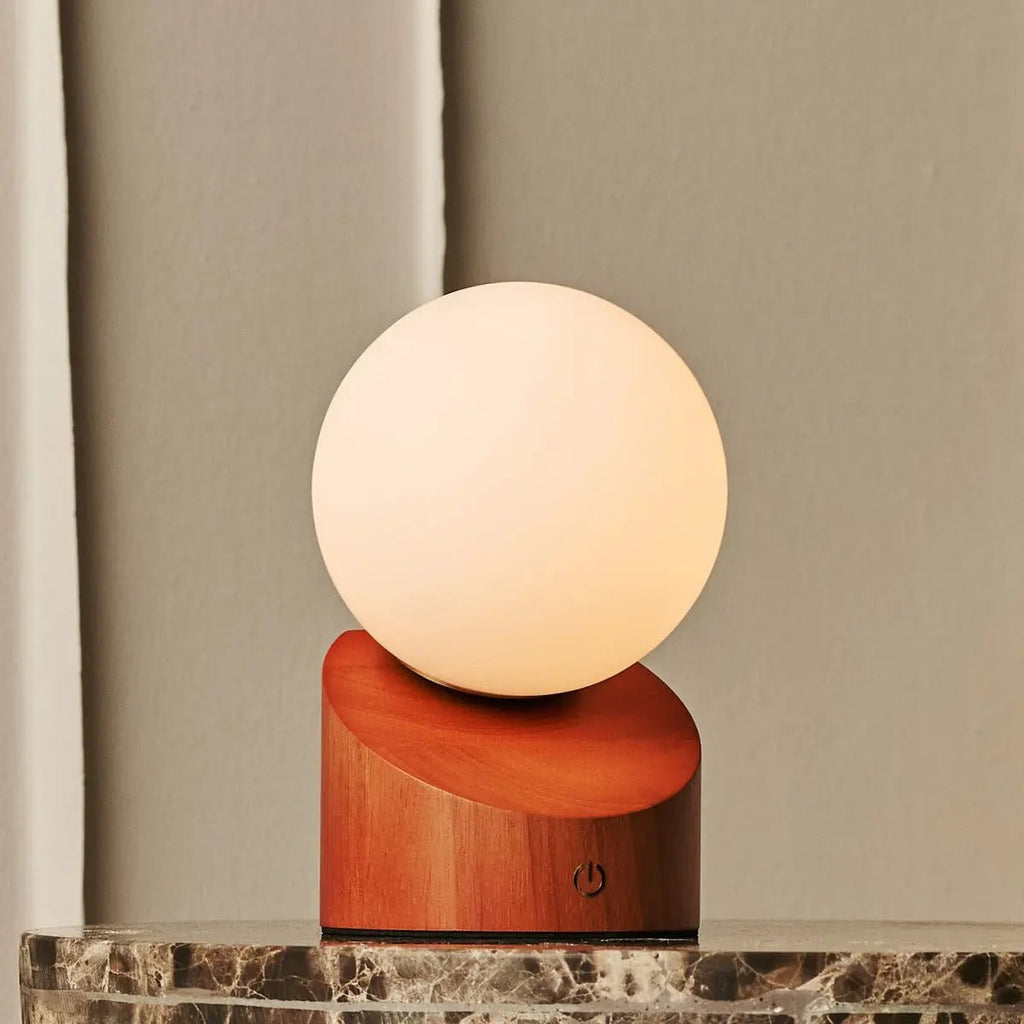 Morris rechargeable table lamp full product view