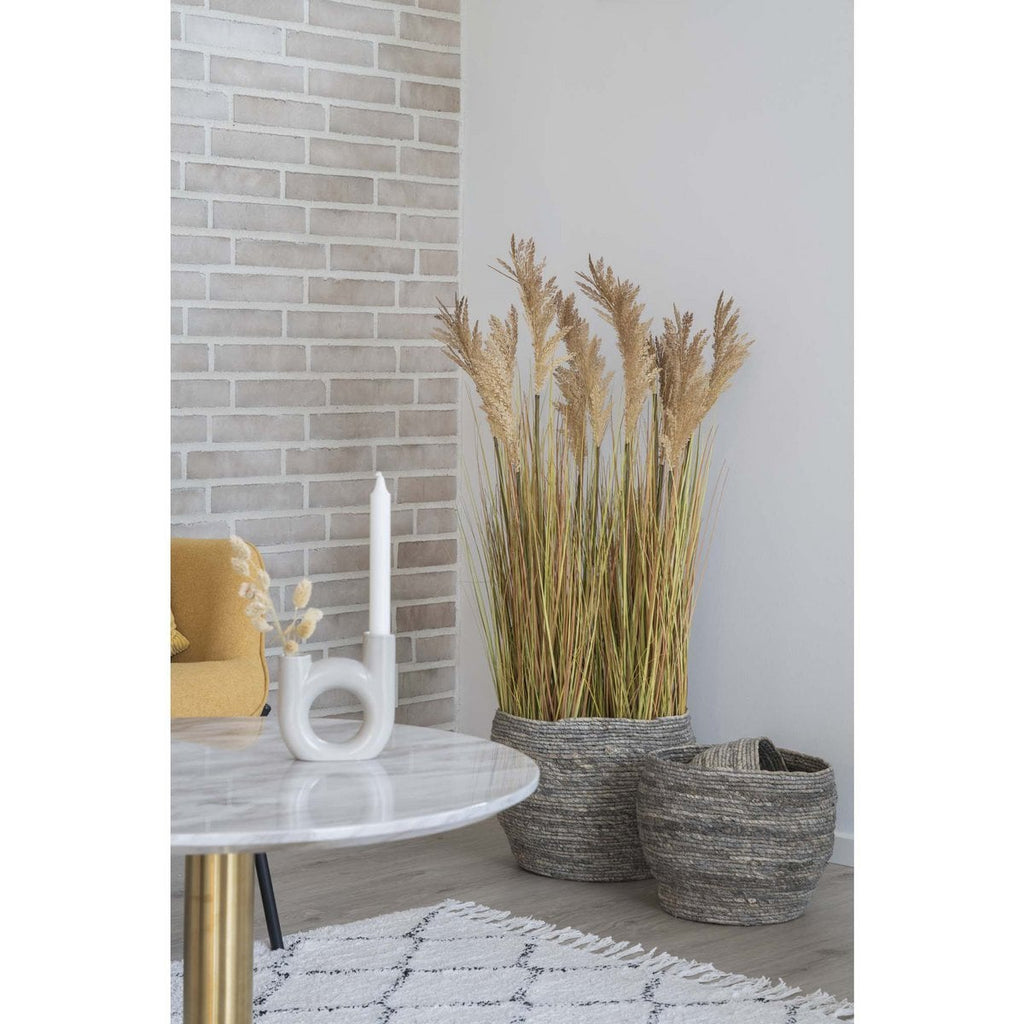 Sorghumgras – Natur, PE-Kunststoff/Polyester, 35x30x110 cm