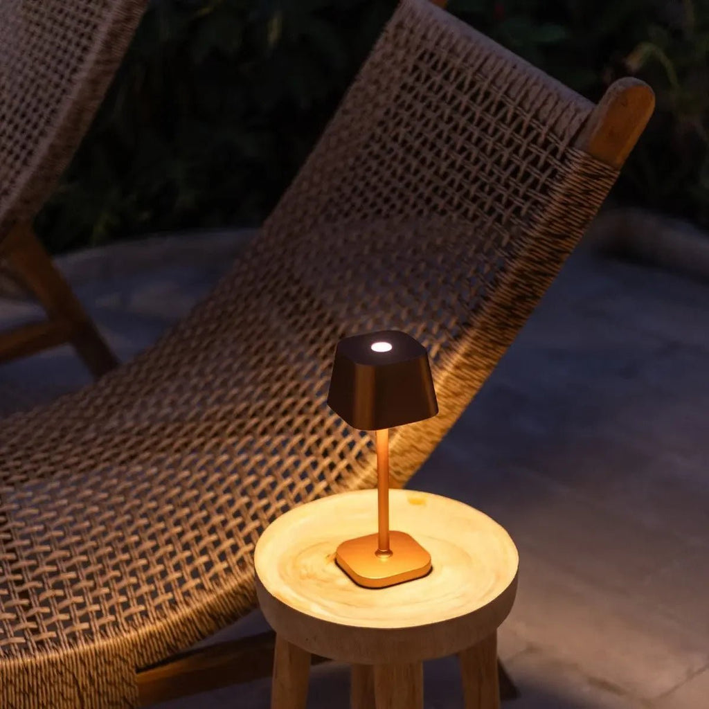 Ava cordless lamp IP54 rated outdoor terrace use