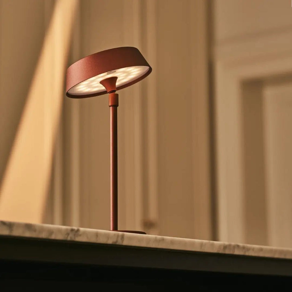Luca Bronze Metal Rechargeable Touch Table Lamp