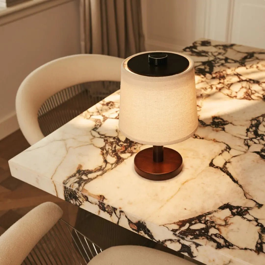 Rover dark linen lamp task light bright mode