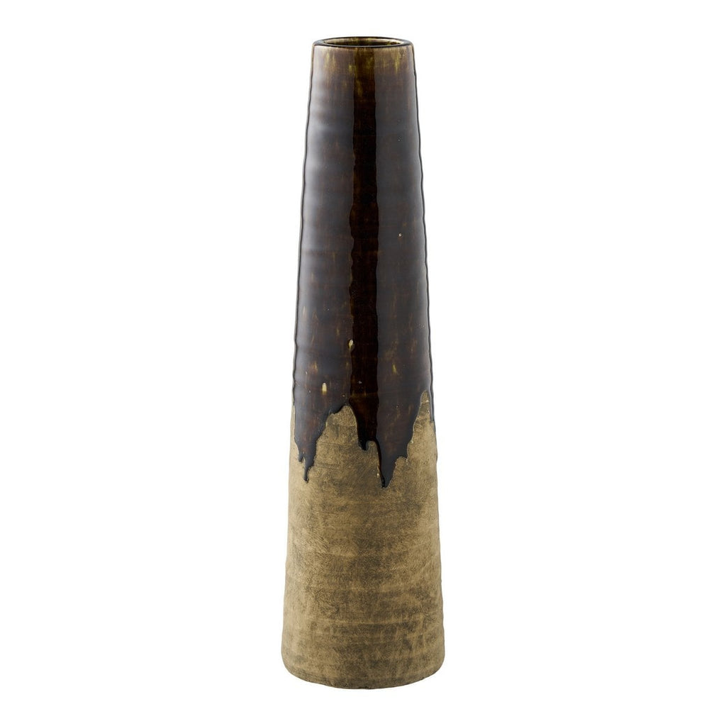 Earthline vase full product view on white background