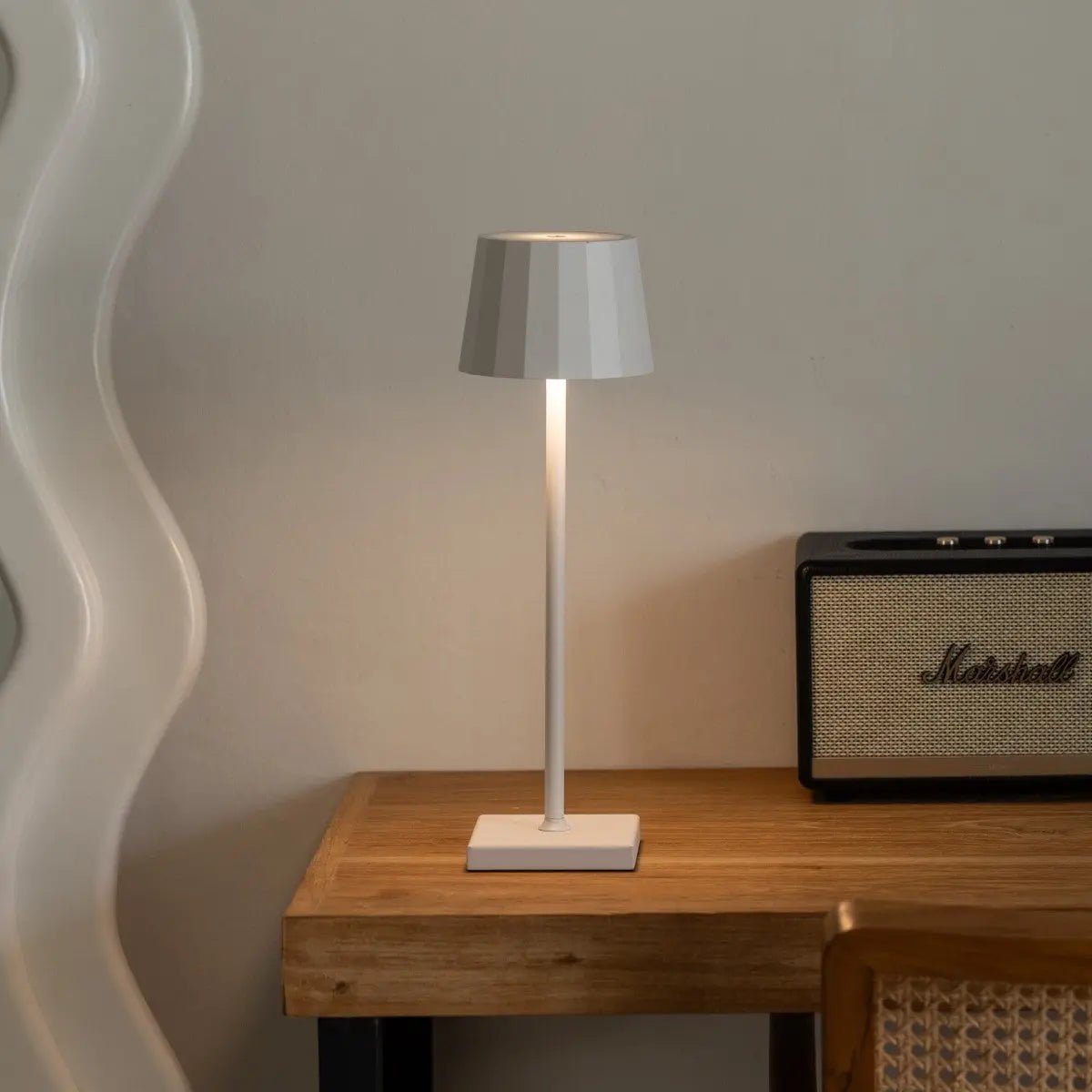 William cordless lamp IP54 rated outdoor terrace use