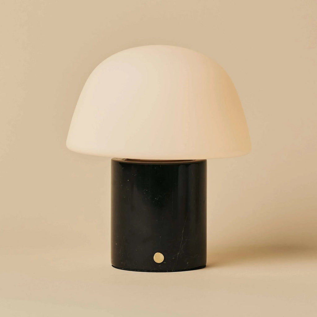 Maes Nero Marquina Marble Rechargeable Table Lamp