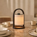 River table lamp full product view on white background