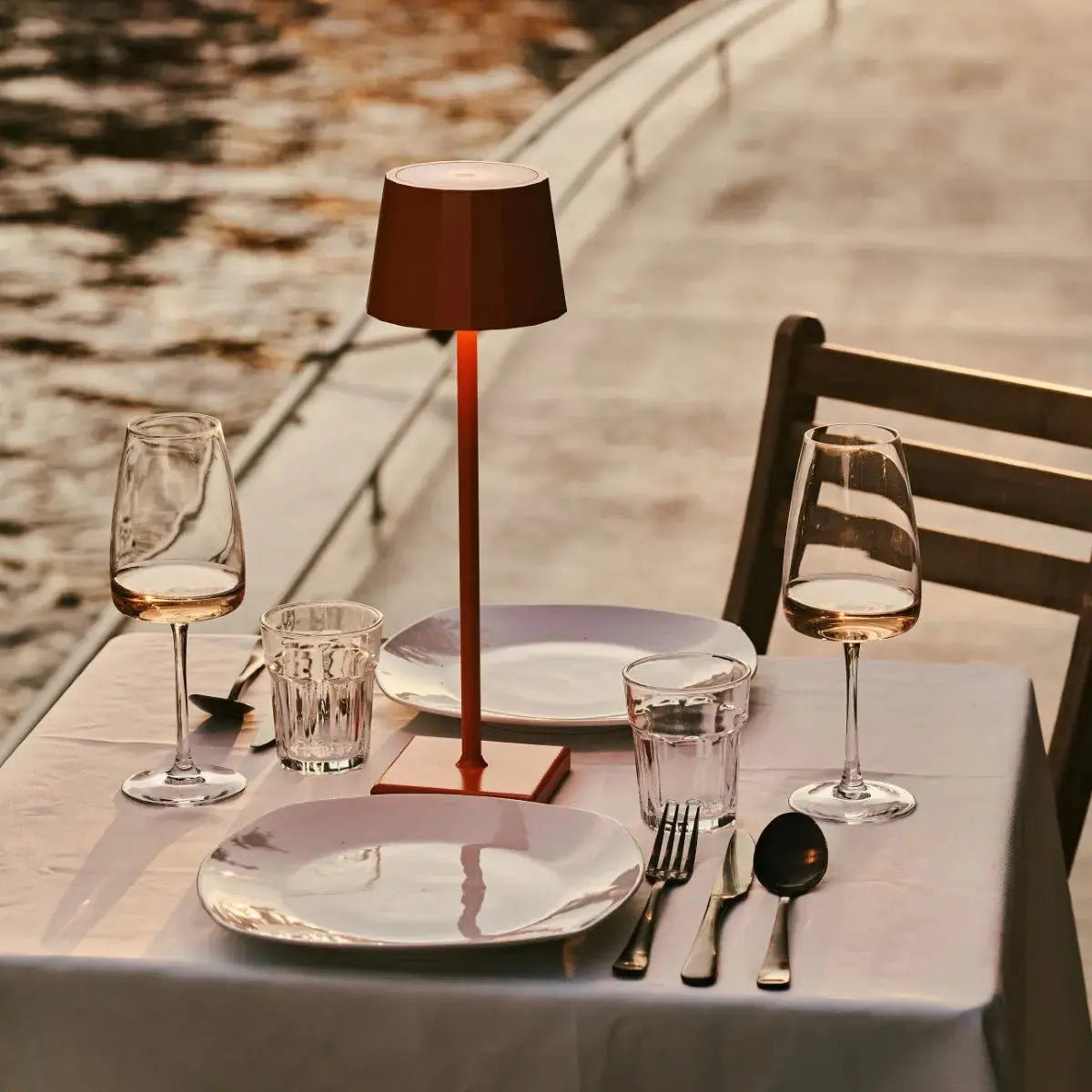 Central Station Dock with Wouter lamps charging
