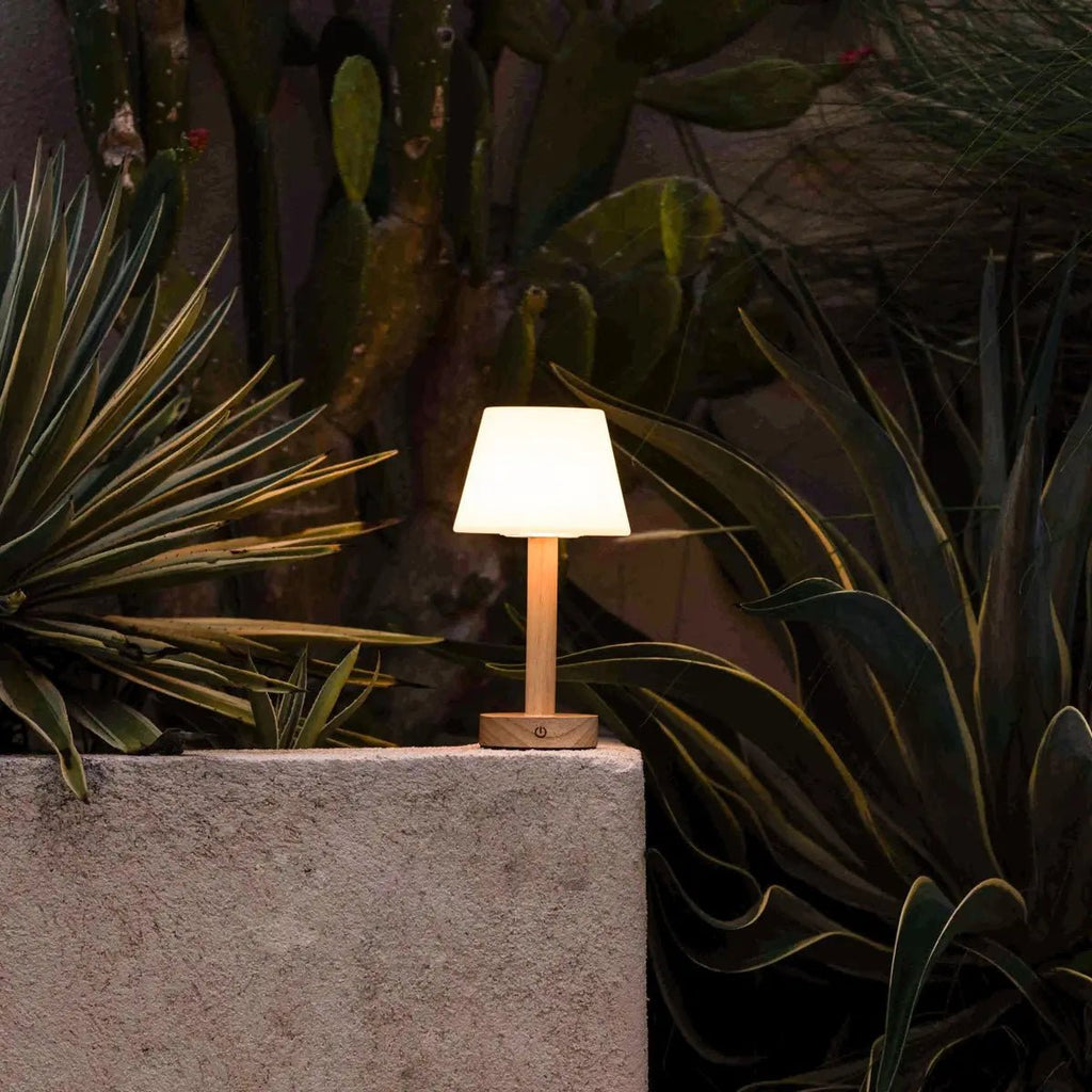 Zoe rechargeable lamp soft polyethene diffuser warm glow