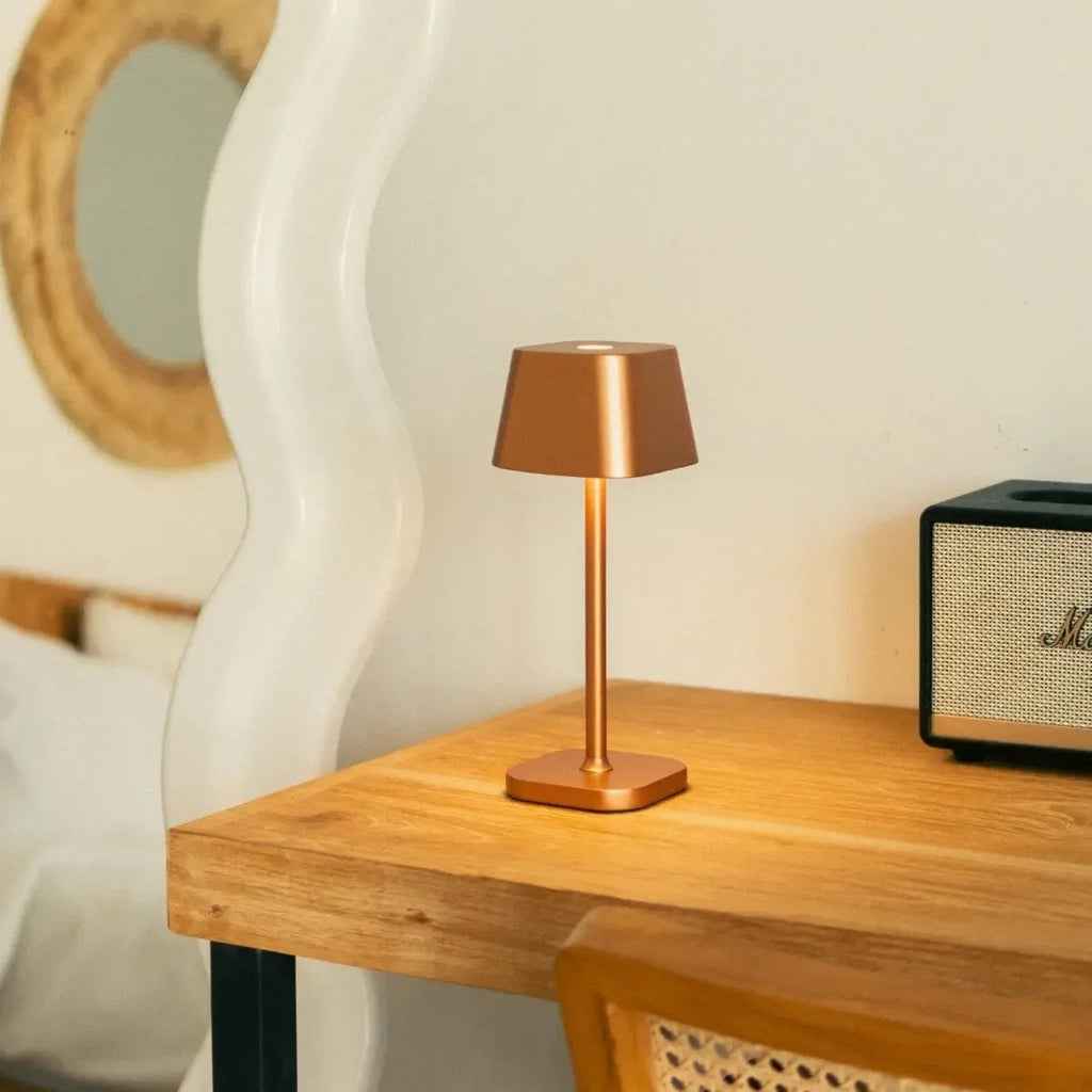 Ava rechargeable lamp task light bright mode